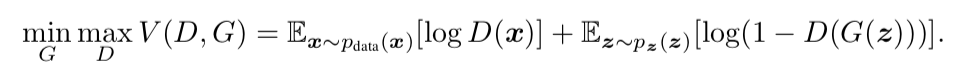 GAN의 Loss Function